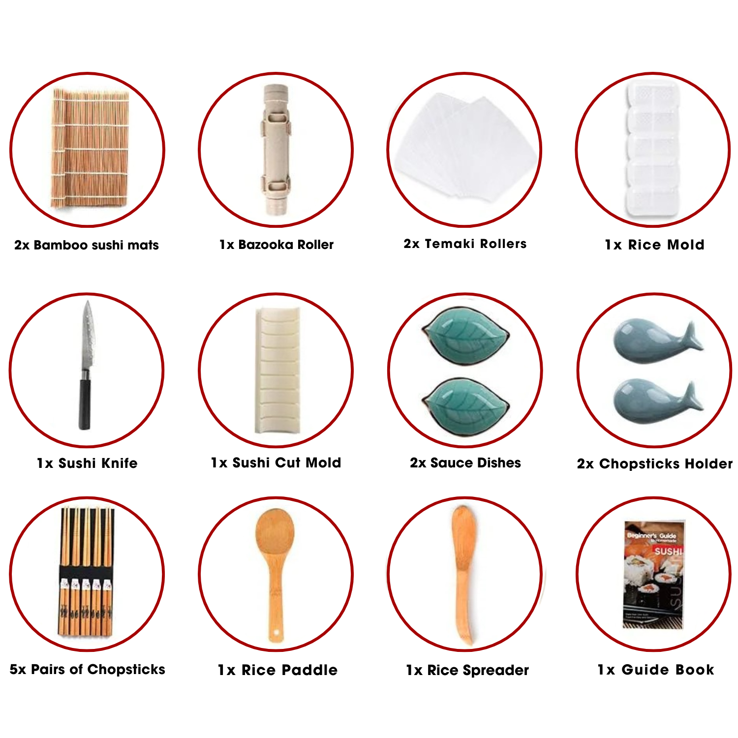 Kit de sushi de lujo